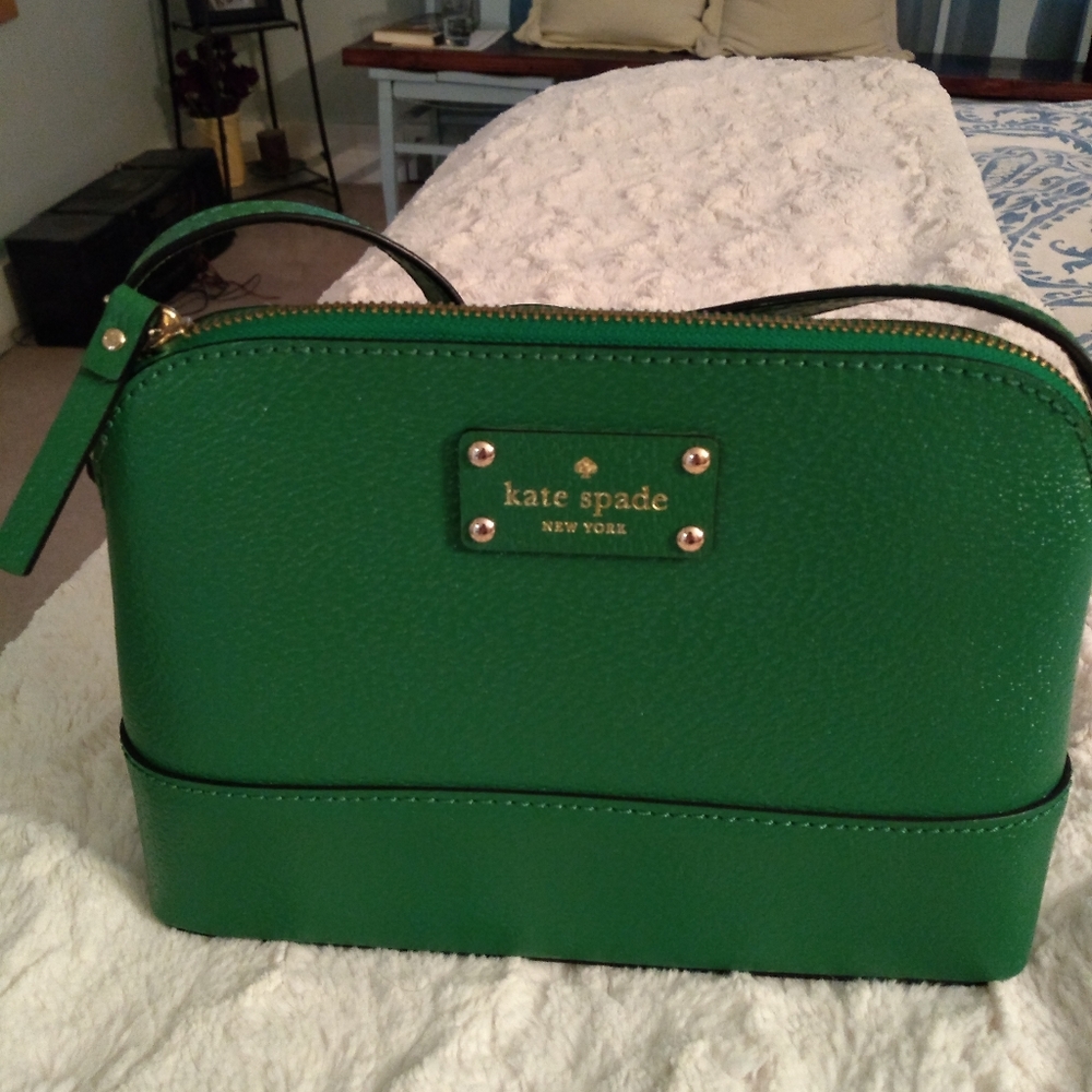 Kate Spade Green Hanna Wellesley Purse